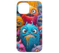 Halloween Cartoon Monster Parade Case for iPhone 15
