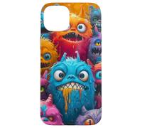 Halloween Cartoon Monster Parade Case for iPhone 15 Plus