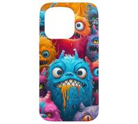 Halloween Cartoon Monster Parade Case for iPhone 15 Pro