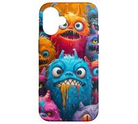 Halloween Cartoon Monster Parade Case for iPhone 16