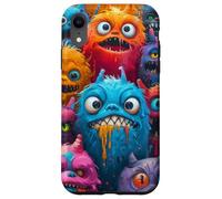 Halloween Cartoon Monster Parade Case for iPhone XR