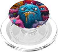 Halloween Cartoon Monster Parade PopSockets PopGrip for MagSafe