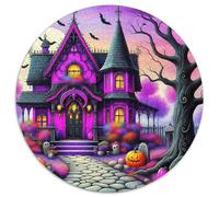 Halloween Castle 1000 Piece Jigsaw Puzzle for Adults Holiday Theme Challenging Puzzles Challenge Games Great Gift 1000pcs (67.5x67.5cm)
