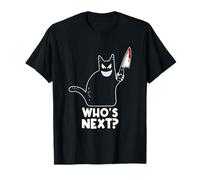 Halloween Cat Cat Lover Black Cat Whos Next T-Shirt
