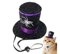 Halloween Cat Hat - Spider Funny Kitten Hat - Halloween Cat Outfit - for Cosplay Outdoors Holiday Party on Birthday Home in the Garden Daily and Indoors