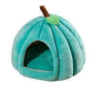 Halloween Cat House - Halloween Pet Cushion, Cozy Halloween Cat Bed | Haunted House Cat Bed, Cat Nesting House, Halloween Pet Kitten Cave House Pumpkin-Shaped, Comfortable Pet Cave Bed for Home Pet