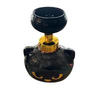 Halloween Cat Paw Foam Soap Dispenser, Refillable Hand Soap Pump with Black Cat Paw Print Press, Black Kitty Foaming Pump Bottle, Creates Paw-Shaped Foam for Bathroom Kitchen