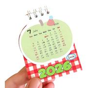 Halloween Cat Plush Toy, 2026 Cute Fruit Table Planner Desk Calendar for Office | for Home Study School Classroom Dormitory Study Work Teachers Adults Children Boys