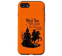 Halloween Cat Rider Design with Haunted Dark House & Pumpkin Case for iPhone SE (2020) / 7 / 8