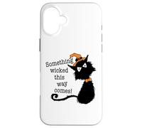 Halloween Cat - Shakespeare Something Wicked This Way Comes! Case for iPhone 16 Plus