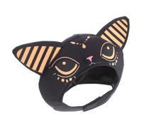 Halloween Cat Shape Hat Vintage Egyptian Style Cosplay Headgear | PP Cotton Fill, Soft Adjustable Band, Large Ears, Lightweight Breathable Fit for Conventions and Cosplay