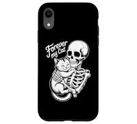 Halloween Cat Skeleton Forever My Cat Style Case for iPhone XR