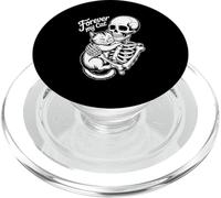 Halloween Cat Skeleton Forever My Cat Style PopSockets PopGrip for MagSafe