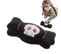 Halloween Cat Toy - Bat Pumpkin Designs, Spooky Interactive Pet Toy | Durable Cat Chew Toy, Safe, Halloween Themed with
