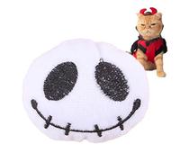 Halloween Cat Toys,Halloween Toys for Cats,Cute Plush Cat Toys | Eyeball and Skull Design, Soft Plush, Engaging Play, Indoor Cat Toys in