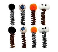 Halloween Cat Toys - Interactive Pet Game Set | 8 Piece Spring Ball Game Kit | Playful Training Toy For Cats Companion Companion Home Time And Holiday Fun Fun