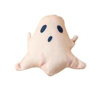 Halloween Catnip Toy, Indoor Pumpkin Ghost Shaped Cat Toy Plush Interactive Chew Bite Toys, Indoor Festive Holiday Cat Lover Gift, Horrible Halloween Cat Ghost Chew Toys for Kitten Cats (A)