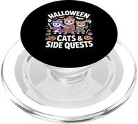 Halloween Cats & Side Quests - Adventuring Feline Trio PopSockets PopGrip for MagSafe