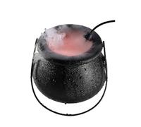 Halloween Cauldron, Bowl-Shaped Cauldron 24V - Decorative Bottle with LED Mist Table Centrepiece for Photo Props Party Outdoor Stage Production Haunted House