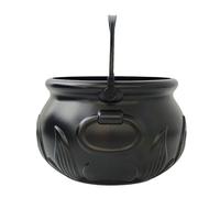 Halloween Cauldron - Candy Bowl Spooky Design, Versatile Serving Pot Food Beverages Sweets, Long Lasting Container Indoor Table Outdoor Yard Use | Eye-Catching Party Decoration And Festive Centrepiece