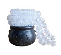 Halloween Cauldron - PVC Halloween Witch Cauldron |,Witch Pot Candy Holder | 14.5 x 10cm Candy Holder with Clear Ball Decoration for Witch Party