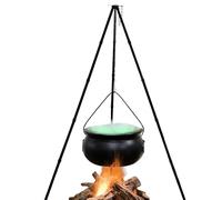 Halloween Cauldron,Tripod Halloween Cauldron Decorations with Lights | Vintage Pot for Yard Haunted House Porch Party Decoration Setup Garden