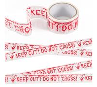 Halloween Caution Decoration Tape, 82ft Horrible Keep Out Tape Halloween Fright Tape Scary Warning Tape Adhesive Keep Out Do Not Cross Tape Zombie Tape for Haunted House Vampire Party Danger Area
