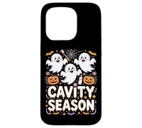 Halloween Cavity Season Spooky Dental Hygiene Ghosts Kids Case for iPhone 15 Pro