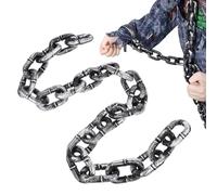 Halloween Chain | Spooky Chains, 5ft Realistic Fake Decorations for Prison, Haunted House and Graveyard, Creating Scary Atmosphere Halloween Indoor and Outdoor