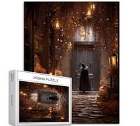 Halloween Chamber 1000 Piece Jigsaw Puzzles for Adults Fantasy World Art Jigsaw Puzzle Challenging Family Activity Games Colorful DIY Craft Puzzle for Home Decor Gifts 20×27 Inches