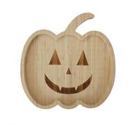 Halloween Charcuterie Board,Wooden Pumpkin Ghost Serving Trays,Funny Cheese Board Charcuterie Platter,Halloween Cheese Wood Platter,Party Serving Platters for Home Party Dinnerware Supplies