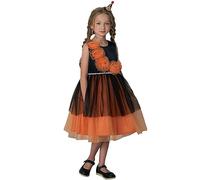 Halloween Child Girl Purple Witch Costume Princess Fancy Dress for Kids Children's Play House Costumes Vampire Costume for Girls Worst Witch Hat Kids Halloween Dresses
