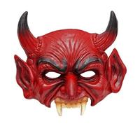 Halloween Chinless Devil Foam Latex Mask
