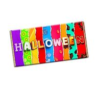 Halloween Chocolate Bar Wrapper Label Novelty Gift Present for mother father brother sister mate Friends (#1276) (with chocolate bar)
