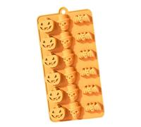 Halloween Chocolate Moulds, Halloween Silicone Moulds, Silicone Chocolate Mould - Halloween Silicone Moulds for Baking, Halloween Pumpkins, Ghosts, Bats, Chocolate Moulds