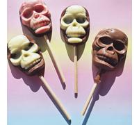 Halloween Chocolate Scull Lollie. 35G Finest Belgian Chocolate.Trick or Treat