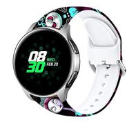 Halloween Christmas Jack Skellington Sally 22mm Bands Compatible with Samsung Galaxy Watch 46mm/Watch 3 45mm/Gear S3 Frontier/Classic/Pebble Time/Garmin Vivoactive 4/Fossil Q/TicWatch Pro 2020/3 GPS