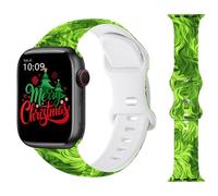 Halloween Christmas Watch Band Compatible for Apple Watch 38mm 40mm 41mm 42mm 44mm 45mm 49mm, Halloween iWatch Bands for Women Compatible for Apple Watch Series Ultra 8 7 6 5 4 3 2 1 SE