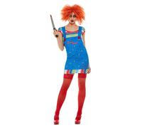 Halloween Chucky Ladies Costume Size 4 - 18