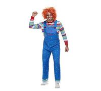 Halloween Chucky Mens Costume, One Colour, Size M, Men One Colour