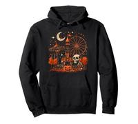 Halloween Circus Spooky Vintage Creepy Carnival Clown Pullover Hoodie