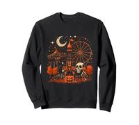 Halloween Circus Spooky Vintage Creepy Carnival Clown Sweatshirt