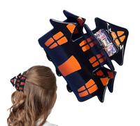 Halloween Claw Clips ? Acrylic Women’s Halloween Hair Accessories | Fashionable Haunted House Hair Clip, Non-Slip Claw Clip for Women and Girls | Cute Halloween Hair Accessory for Parties
