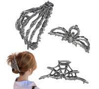 Halloween Claw Clips for Women - Large Claw Hair Clips for Long Hair | 3 Pieces Practical Halloween Clips for Women Girls School Travel Events