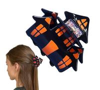 Halloween Claw Clips - Halloween Hair Barrettes - Halloween Haunted House Hair Barrettes for Girls, Decorative Halloween Claw Clip Hair Accessories