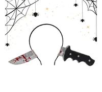 Halloween Cleaver Headband Bloody Scary Funny Props