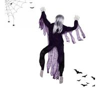 Halloween Climbing Zombies - Scary Undead Climbing Zombie - Fun Life-Size Climbing Zombie For Halloween Decor, Wall, Yard, Porch, Door