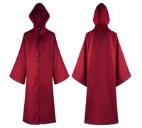 Halloween Cloak For Women, Womens Viking Hooded Medieval Cloak Long Sleeve Vintage Renaissance Cape Adult Halloween Wizard Witch Cosplay Costume