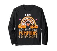 Halloween CNA Nurse I Care for The Cutest Pumpkins in Patch Long Sleeve T-Shirt