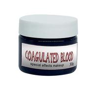 Halloween Coagulated Blood, Artificial Realistic Fake Blood Plasma Cream Halloween Vampire Makeup Props Scary Costume Party Accessories, Vampire Cosplay Halloween SFX Makeup (A)
